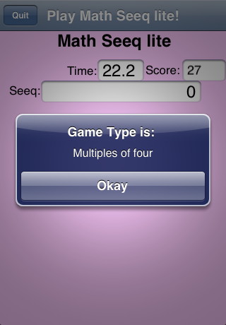Math Seeq lite free app screenshot 2