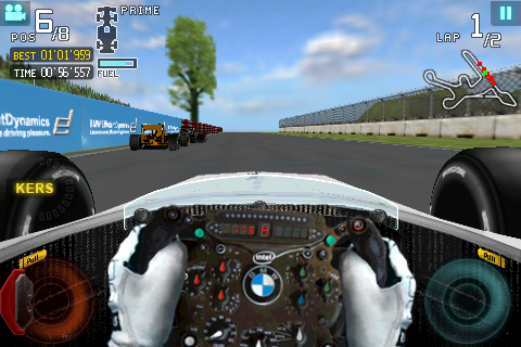 BMW Sauber F1 Team Racing 09 Lite free app screenshot 1