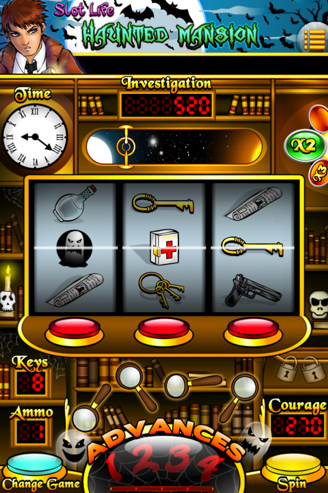 Slot Life - Haunted Mansion Lite free app screenshot 1