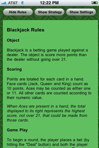 Blackjack on myHIP