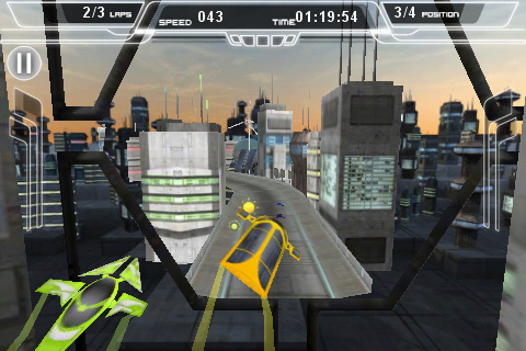 Electro Racer free app screenshot 1