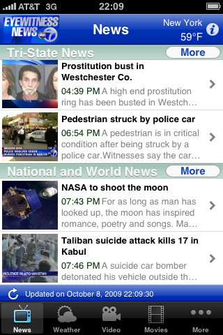 7Online - New York news, weather & sports free app screenshot 1