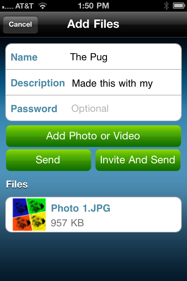 SendStuffNow free app screenshot 2
