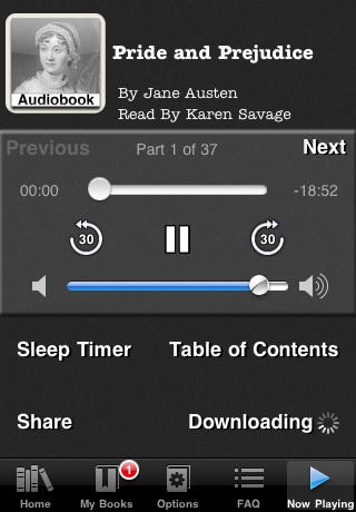 Audiobooks free app screenshot 1