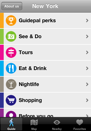 New York City Guide free app screenshot 1
