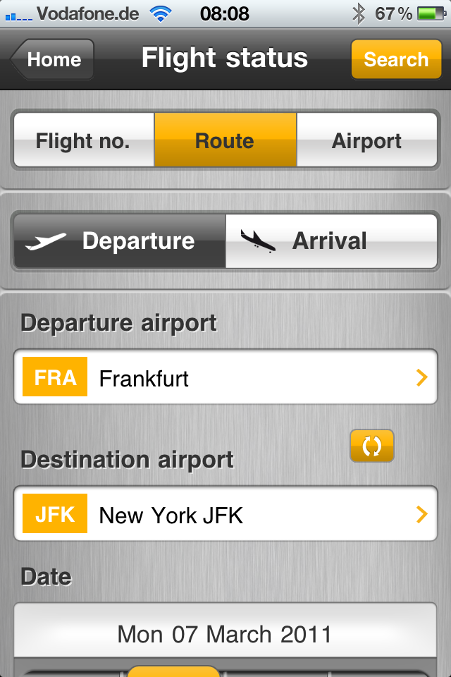 Lufthansa free app screenshot 4