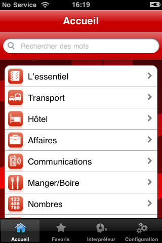 iLingua Russian French Phrasebook free app screenshot 1