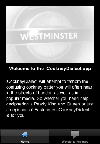 iCockneyDialect free app screenshot 1