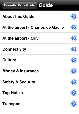 Essential Paris Guide free app screenshot 2