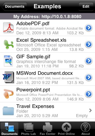 Fax Print Share Lite (now includes Postal Mail and Postcards) free app screenshot 1