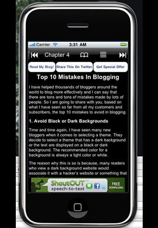 The Blogger's Handbook free app screenshot 3
