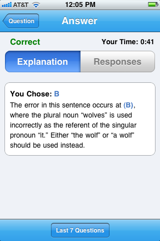 The Official SAT Question of the Day free app screenshot 3