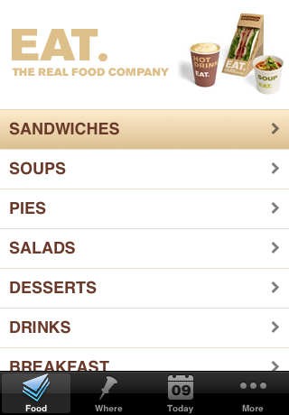 EAT - The Cafe Locator free app screenshot 2