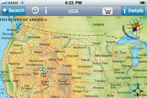 MapsofWorld Atlas free app screenshot 3