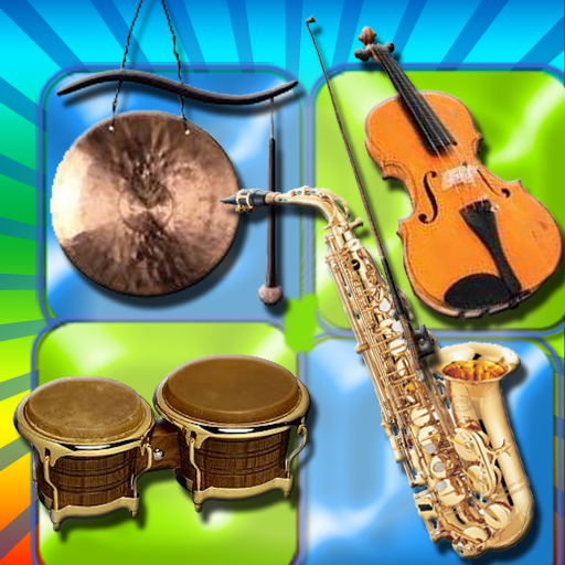 free Musical Flash Cards - Music Instruments , images sounds and words for children HD iphone app