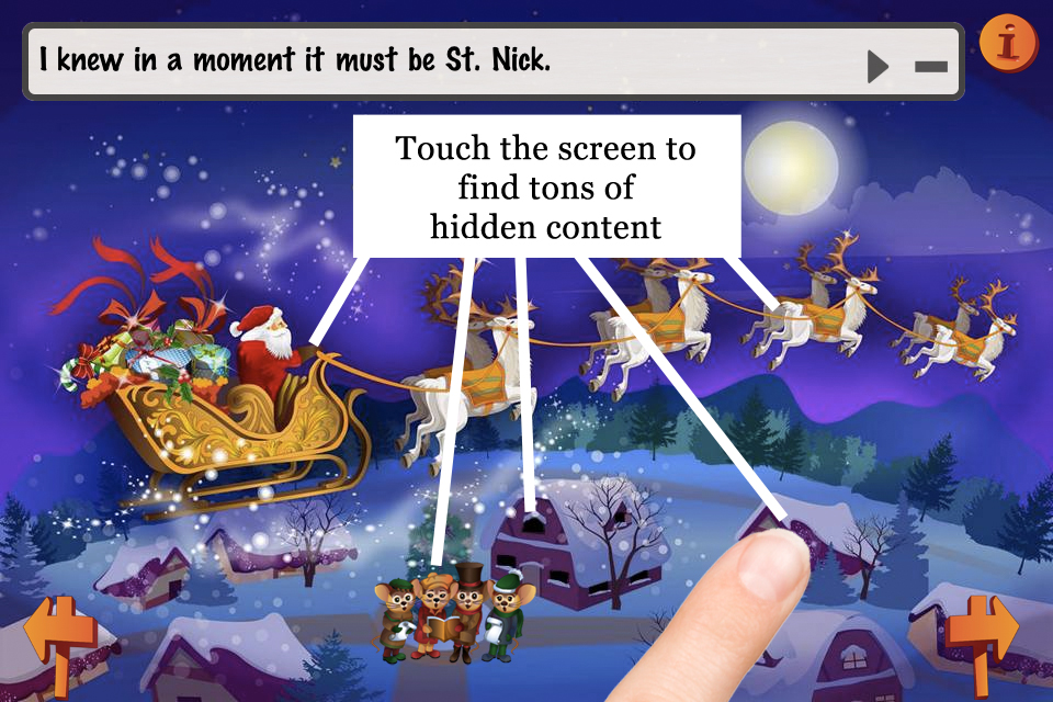 Magic Ink - The Night Before Christmas - Lite Edition free app screenshot 1
