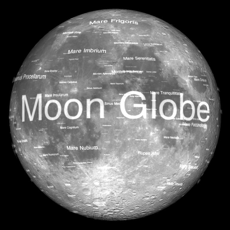 free Moon Globe iphone app