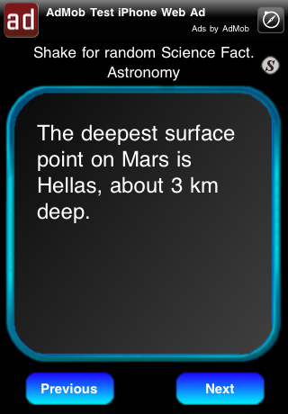 Science Facts! free app screenshot 3