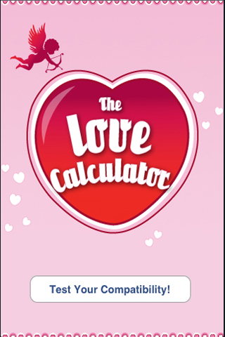 The Love Calculator free app screenshot 1