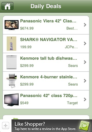 Shopper Free - with Shopping Lists, Flyer Specials, Recipes, Stores and more! free app screenshot 4