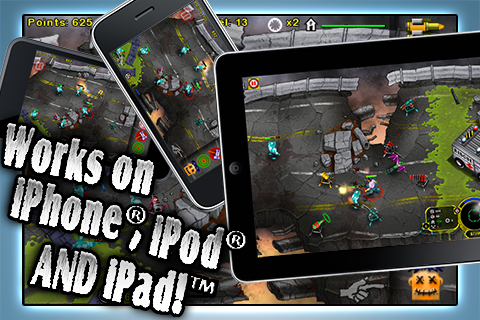Zombie Attack! Bridge Defense XL free app screenshot 3