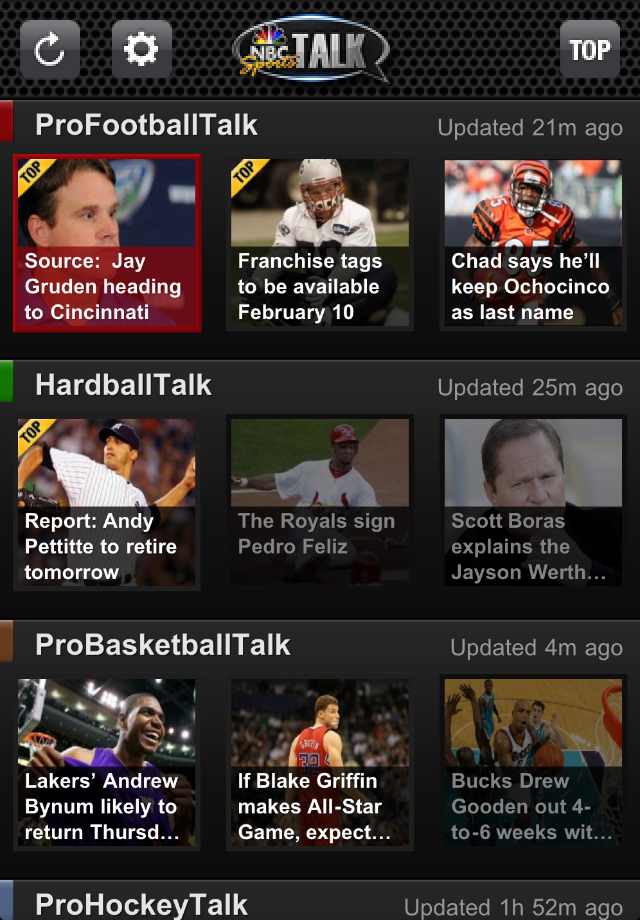 NBC Sports Talk free app screenshot 1