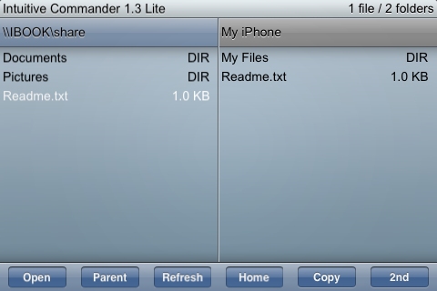 Intuitive Commander Lite free app screenshot 1