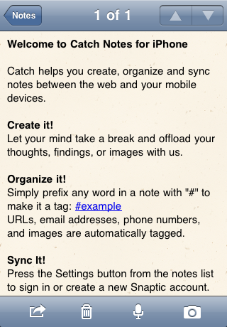 Catch Notes free app screenshot 3