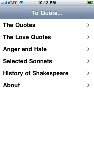 To Quote Shakespeare free app screenshot 2