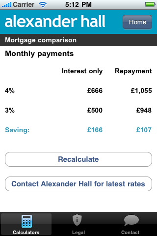 UK Mortgage Calculators free app screenshot 2