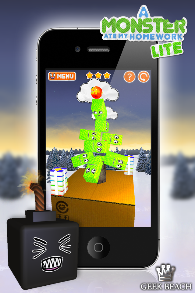 A Monster Ate My Homework Lite free app screenshot 3