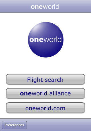 oneworld flight search free app screenshot 2