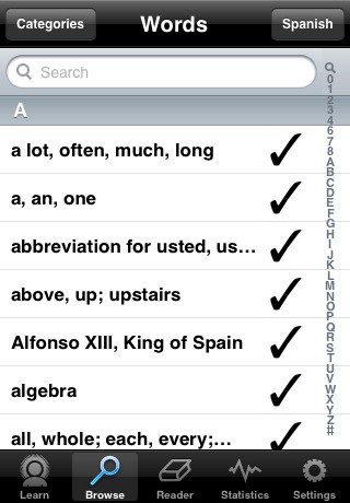 Free Spanish Book with Vocabulary and Audio free app screenshot 4