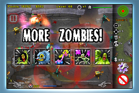 Zombie Attack! Bridge Defense XL free app screenshot 2