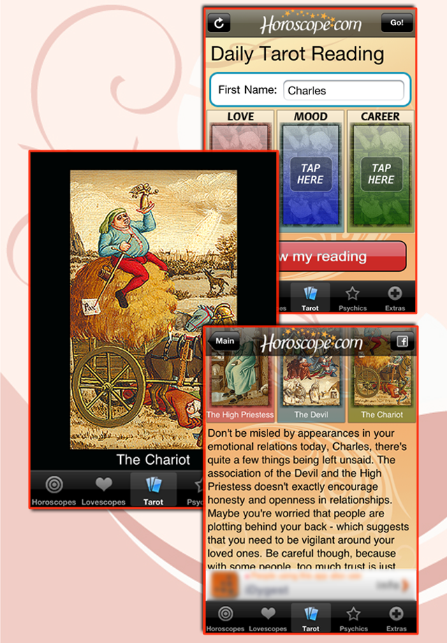 Horoscopes and Tarot free app screenshot 3
