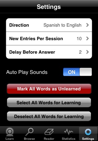 Free Spanish Book with Vocabulary and Audio free app screenshot 2