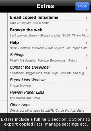 Paper Lists Free free app screenshot 3