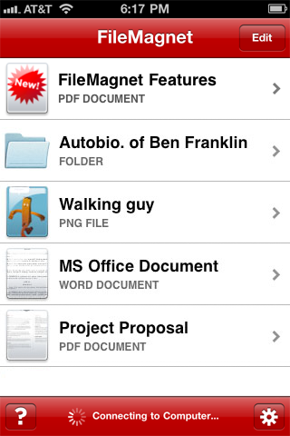 FileMagnet - Read and e-mail your documents on the go