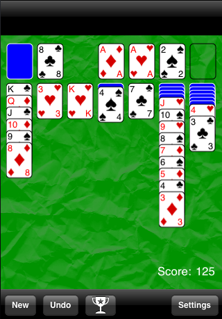 Solitaire Classic for iPad free app screenshot 1
