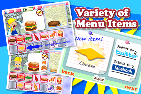 Yummy Burger Lite Game Apps-Fun,Cool,Simple,Hot Dash Action Kids App Free Games free app screenshot 4