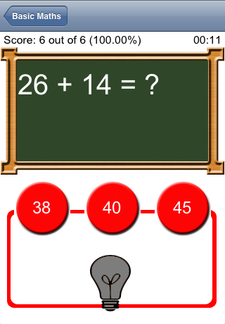 Basic Math free app screenshot 4