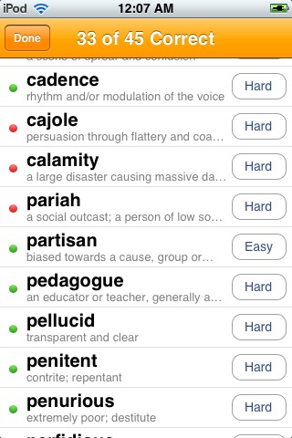SAT Word Lite free app screenshot 3