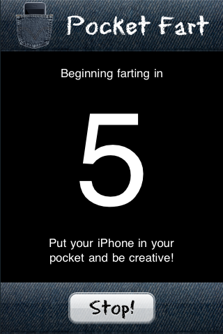 Pocket Fart - Accelerometer Driven Flatulence free app screenshot 3