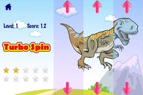 A Dinosaur Spin & Match Free Lite - Kids Picture Memory Cards Games free app screenshot 2