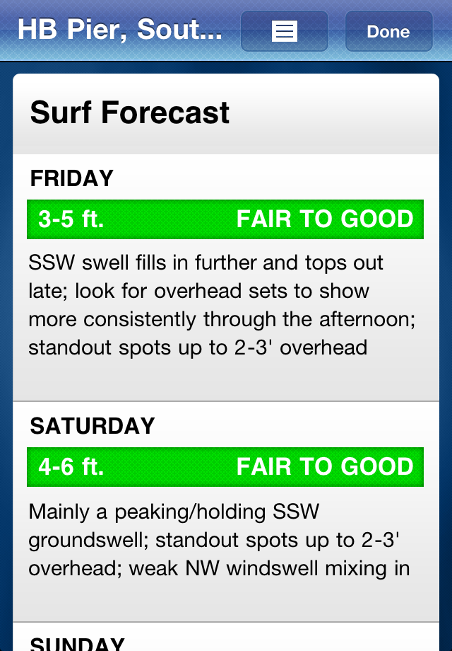 Surfline free app screenshot 3