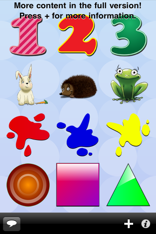 iKidz Shapes free app screenshot 1