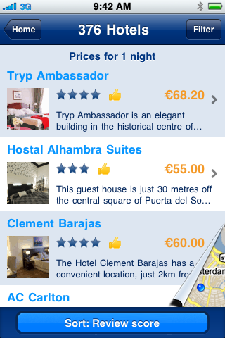 Booking.com - Hotel reservations for 105,000+ hotels free app screenshot 1