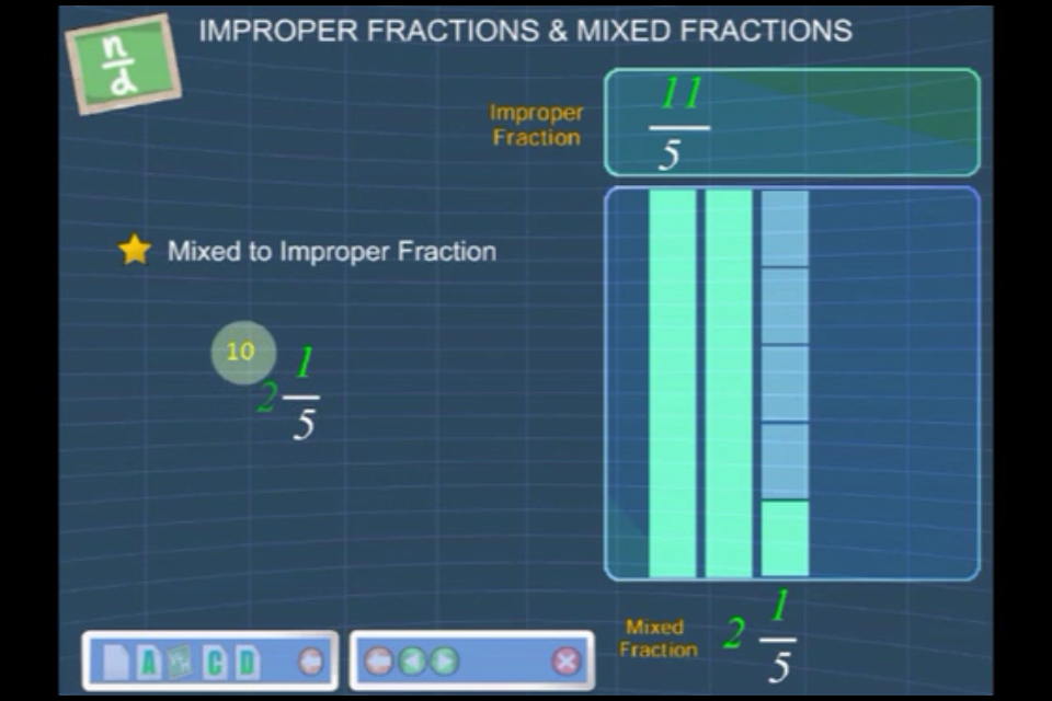 Fraction Basics free app screenshot 4