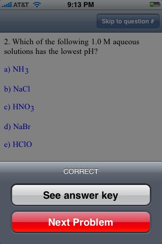 Chemistry SAT II Prep Lite free app screenshot 4