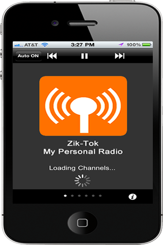 Zik-Tok - My Personal Radio free app screenshot 1